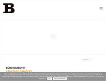 Tablet Screenshot of buerobardohn.de